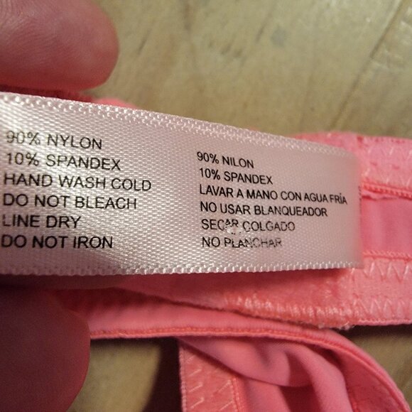 Juicy Couture Push-up Bra Bright Pink Size 36B Padded Underwire - Picture 6 of 6